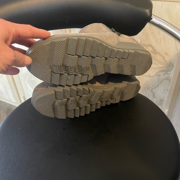 Sorel Women Joan of Arctic Ankle Leather Wedge Boots shoes sz 6.5 new - Picture 9 of 15